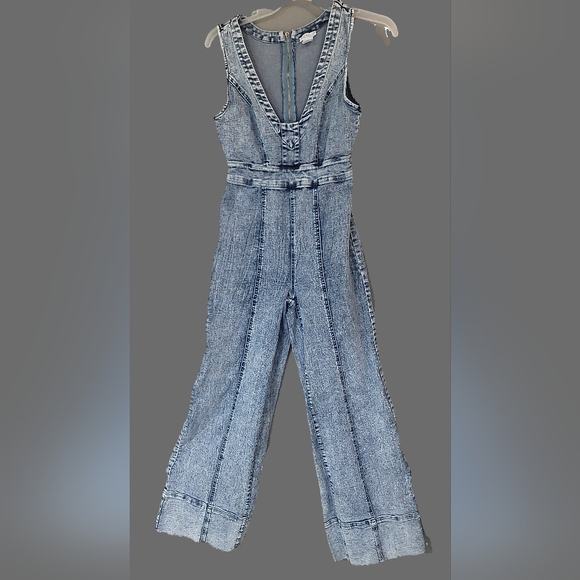 VENUS Light Blue Women's Jumpsuit wide leg - Picture 1 of 10
